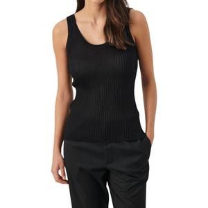 NEW PART TWO dariya vest top in black shimmer